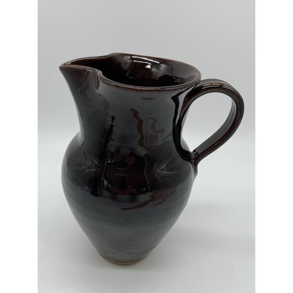 Vintage 1991 Signed Ben Owen III Pottery 6.5” Pitcher Seagrove NC Pottery - Picture 3 of 8